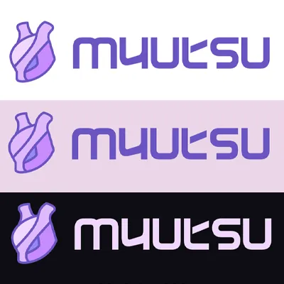 Logo Myutsu pour une boutique de cartes Pokémon, identité visuelle univers jeu vidéo, déclinaison 5 sur 5