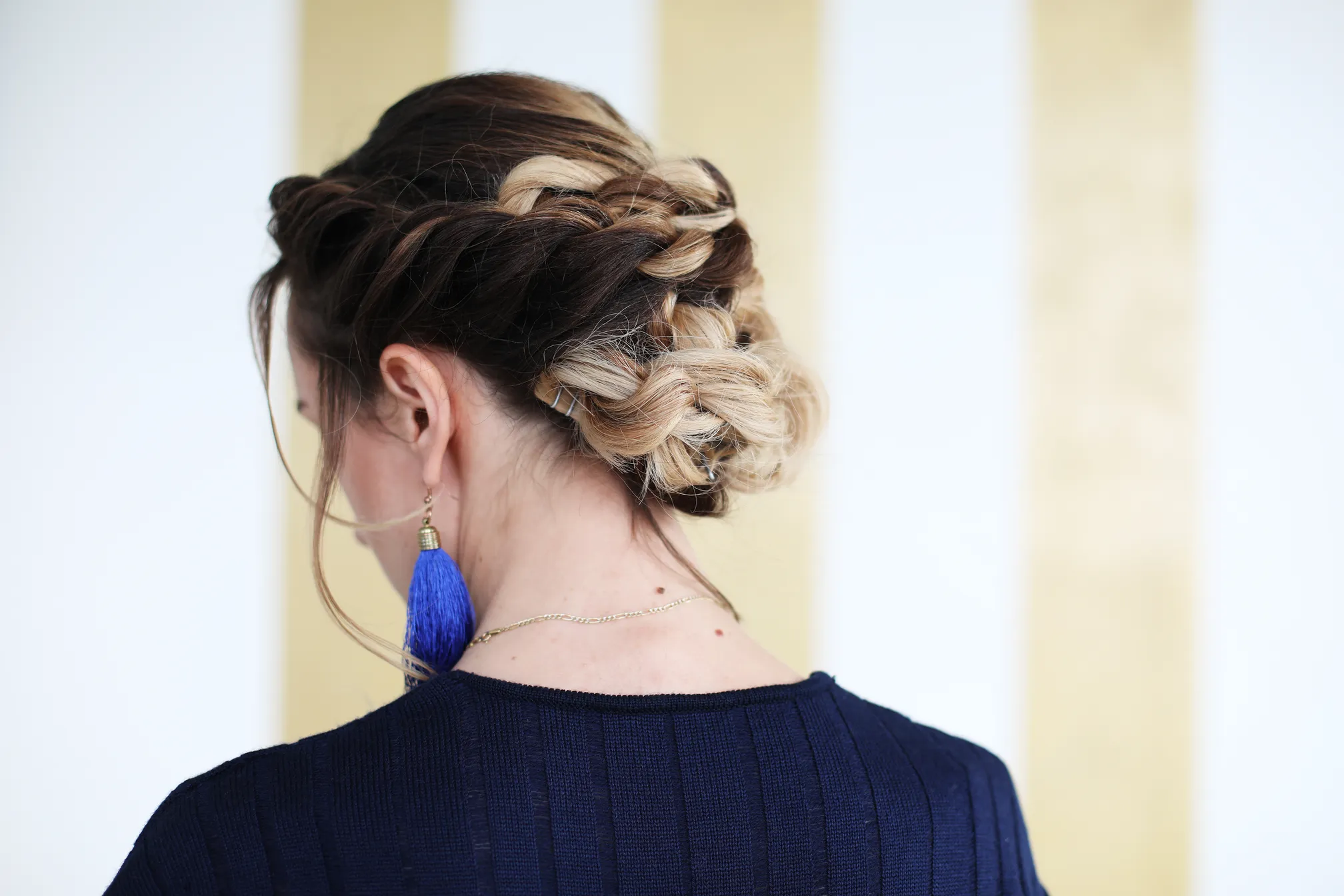 Réalisation : coiffure de soirée
